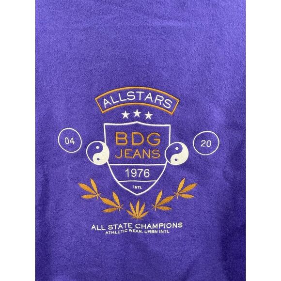 Urban Outfitters Varsity Bomber Jacket Size Large Oversized New - Picture 7 of 12